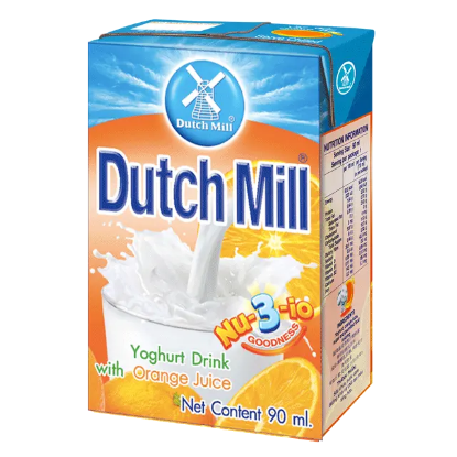 Picture of Dutch Mill Yoghurt Drink Orange 4/90Ml