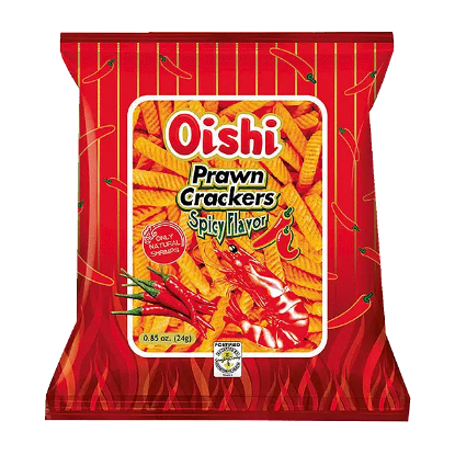 Picture of Oishi Prawn Crackers Spicy 24g