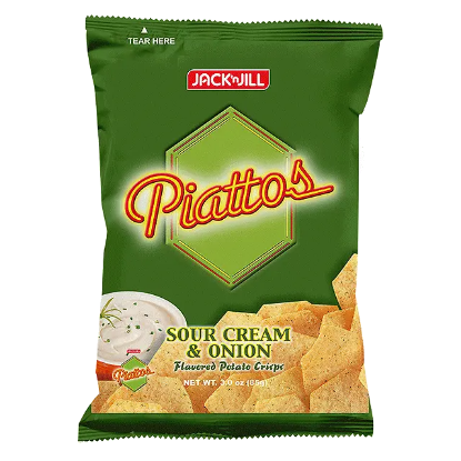 Picture of Piattos Sour Cream and Onion 85g