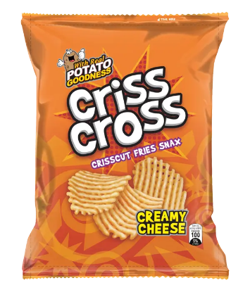 Picture of Criss Cross Crisscut Fries Creamy Cheese 20g