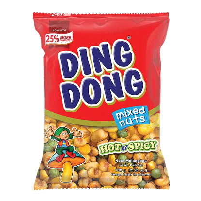 Picture of Ding Dong Mixed Nuts Hot and Spicy 100g