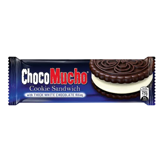 Picture of Choco Mucho Cookie Sandwich with Thick White Chocolate 10’s