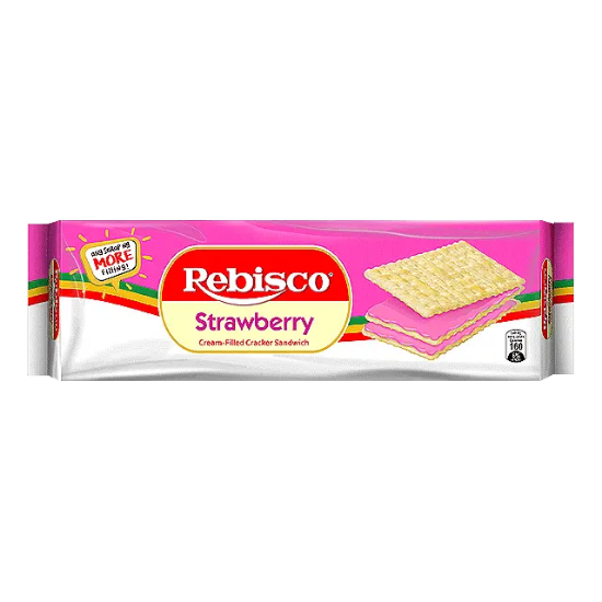 Picture of Rebisco Strawberry-Filled Cracker Sandwich 10’s