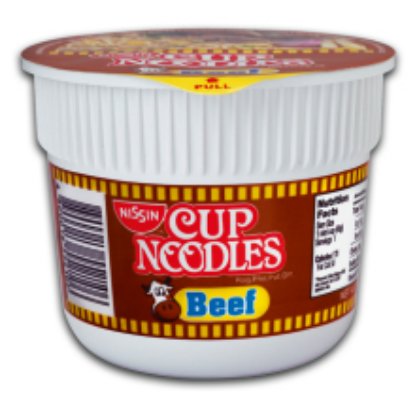 Picture of Nissin Mini Cup Noodles Beef 40G