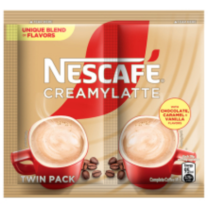 Picture of Nescafe Coffee 3-In-1 Creamy Latte Twin Pack 51G (40G)