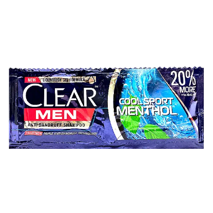 Picture of Clear Men Cool Sport Menthol Anti-Dandruff Shampoo 12mL