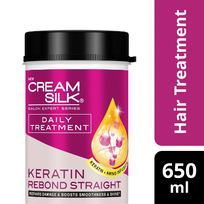 Picture of Cream Silk Keratin Treatment Straight