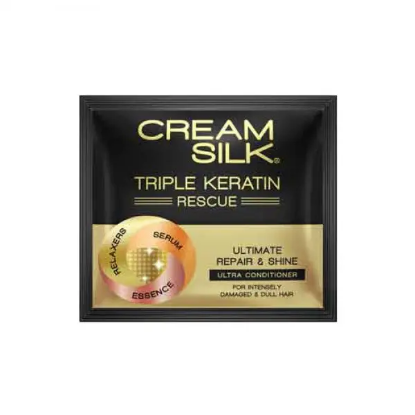 Picture of Cream Silk Triple Keratin Rescue Ultimate Repair and Shine 11mL