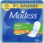 Picture of Modess Regular Cottony Soft Cover Non-Wing 20’s