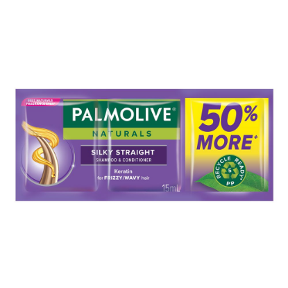 Picture of Palmolive Silky Straight Shampoo 15mL