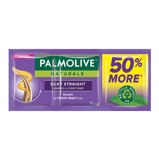 Picture of Palmolive Silky Straight Shampoo 15mL