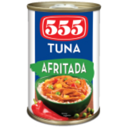 Picture of 555 TUNA FLAKES AFRITADA EOE 155G