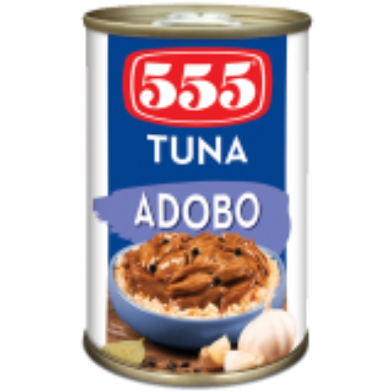 Picture of 555 TUNA FLAKES ADOBO EOE 155G