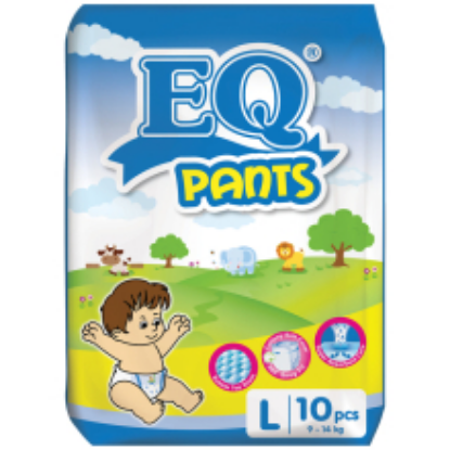 Picture of EQ DIAPER PANTS L 10'S