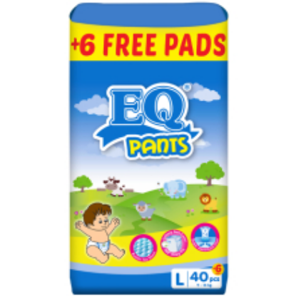 Picture of EQ DIAPER PANTS L 40'S(+6-P)