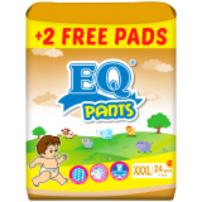 Show details for EQ DIAPER PANTS XXXL 24'S (+2-P) Picture of EQ DIAPER PANTS XXXL 24'S (+2-P)