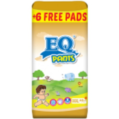 Show details for EQ DIAPER PANTS XXXL 40'S(+6-P) Picture of EQ DIAPER PANTS XXXL 40'S(+6-P)