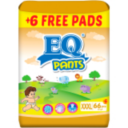 Show details for EQ DIAPER PANTS XXXL 66'S (+6-P) Picture of EQ DIAPER PANTS XXXL 66'S (+6-P)