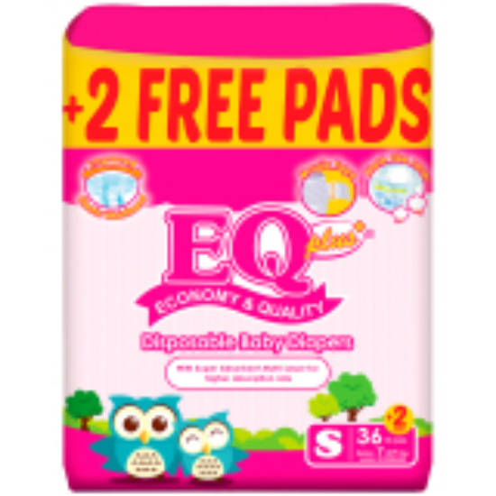 Picture of EQ DIAPER PLUS S 36+2'S-P