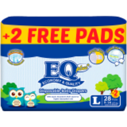 Show details for EQ DIAPER PLUS L 28+2-P Picture of EQ DIAPER PLUS L 28+2-P