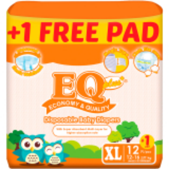 Picture of EQ DIAPER PLUS XL 12+1'S-P
