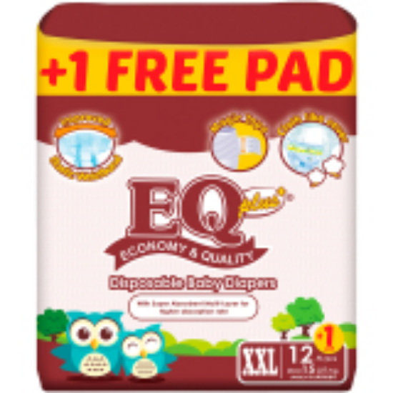 Picture of EQ DIAPER PLUS XXL 12+1'S-P