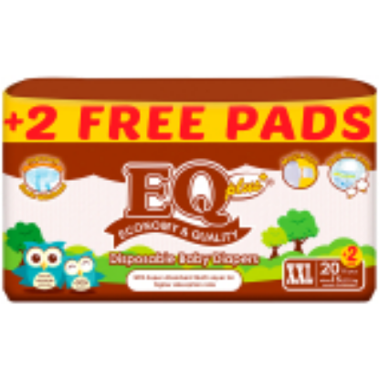 Show details for EQ DIAPER PLUS XXL 20+2'S-P Picture of EQ DIAPER PLUS XXL 20+2'S-P