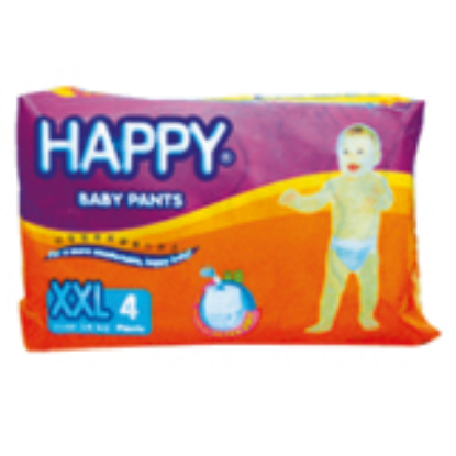 Show details for HAPPY DIAPER PANTS XXL 4'S Picture of HAPPY DIAPER PANTS XXL 4'S