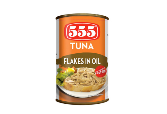 Picture of 555 TUNA FLAKES IN OIL EOE 155G