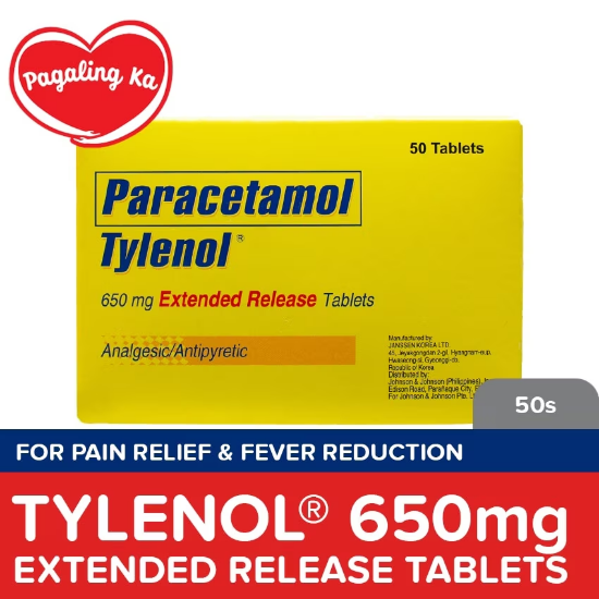 Picture of Paracetamol Tylenol Extended Release Tablets 650mg 1's