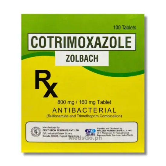 Picture of ZOLBACH Cotrimoxazole 800mg / 160mg Tablet 1's